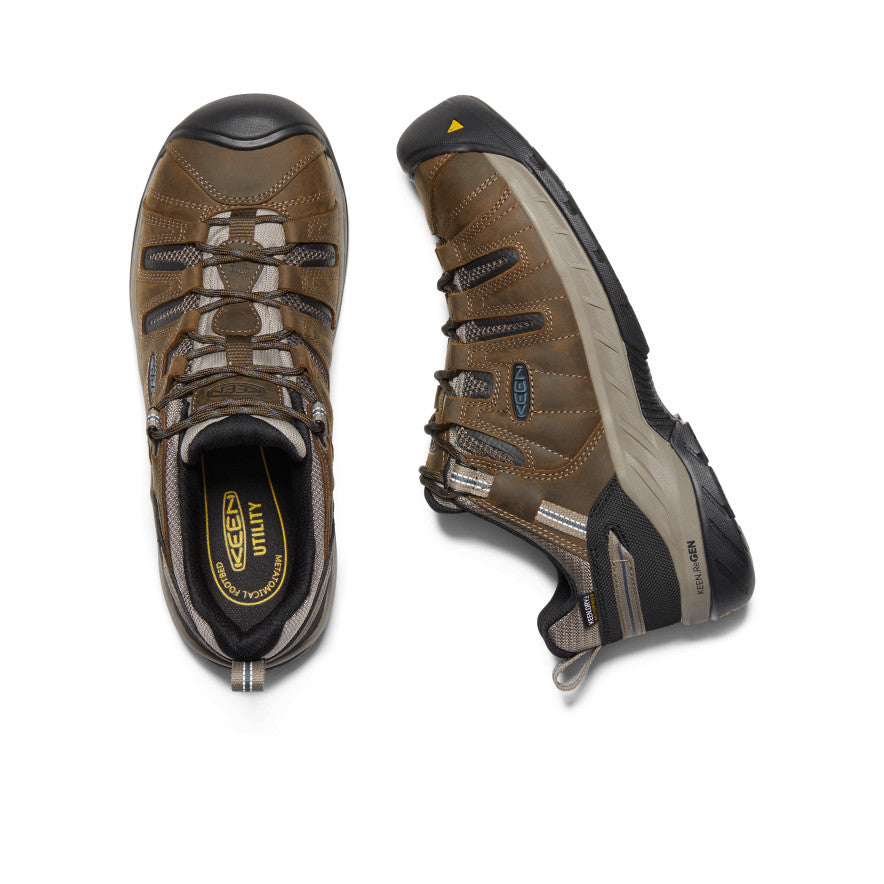 Men's Flint II Waterproof (Steel Toe) | Cascade Brown/Orion Blue - Image 4