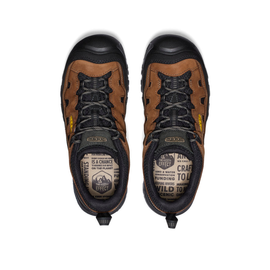 Men's Targhee IV Vented Hiking Shoe | Bison/Golden Yellow - Image 4