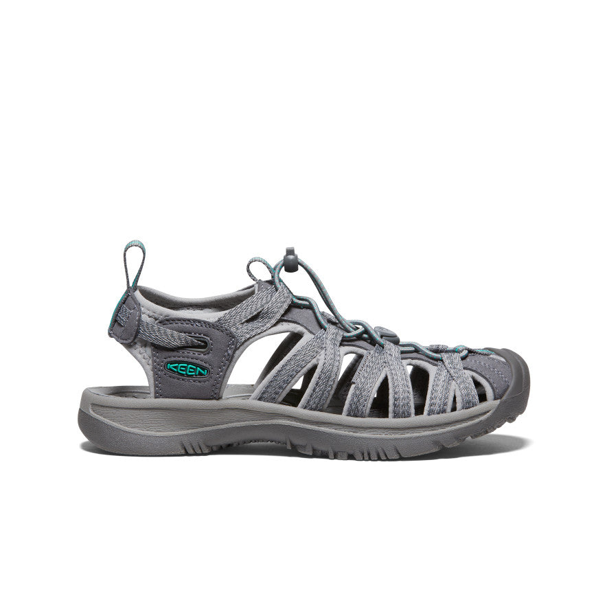 Women's Whisper | Medium Grey/Peacock Green