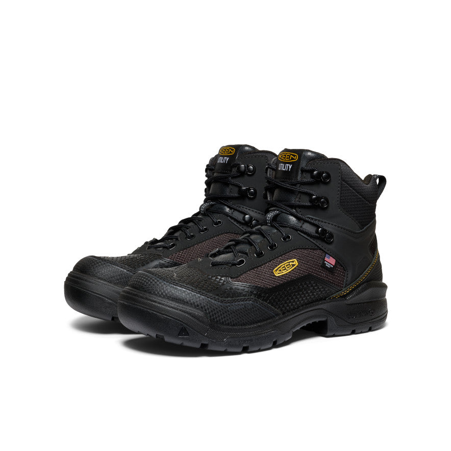 Men's Stronglite Waterproof Boot (Carbon Toe) | Black/Black - Image 2