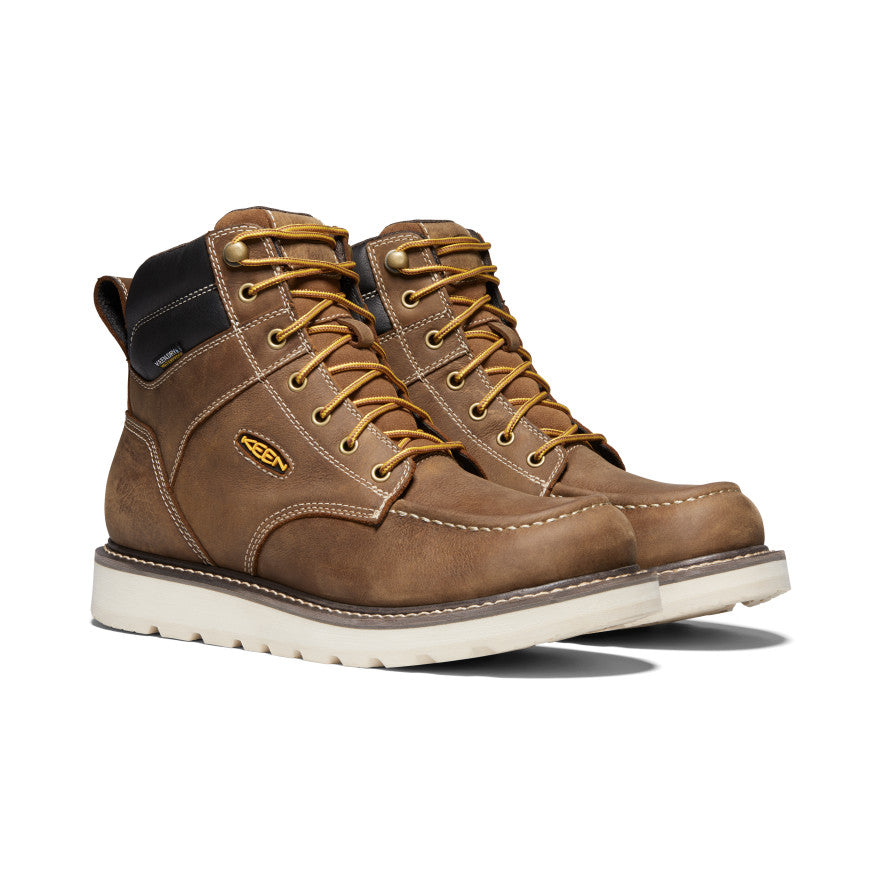 Men's Cincinnati 6 Waterproof Boot (Soft Toe) | Belgian/Sandshell - Image 2