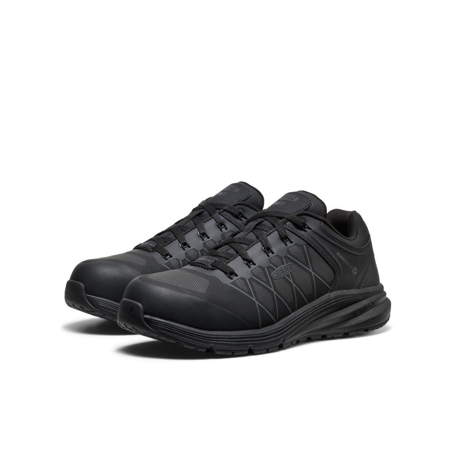 Men's Vista Energy XT Work Sneaker INT MET (Carbon Toe) | Black/Magnet - Image 2