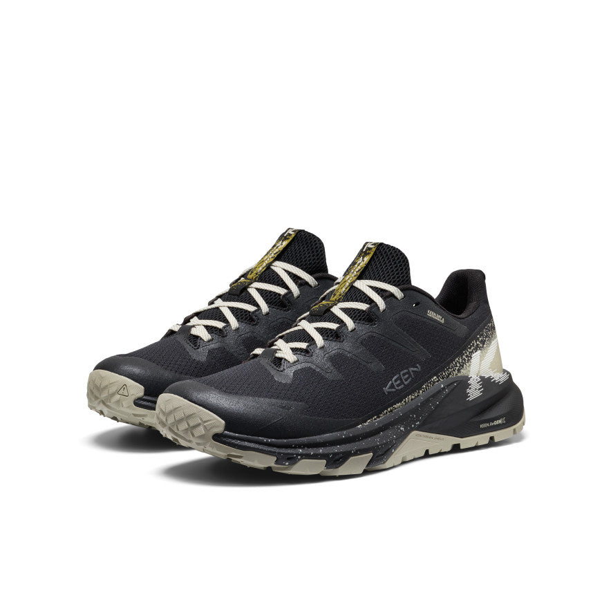 Men's Targhee Apex Wide Waterproof Hiking Shoe | Black/Abbey Stone - Image 2