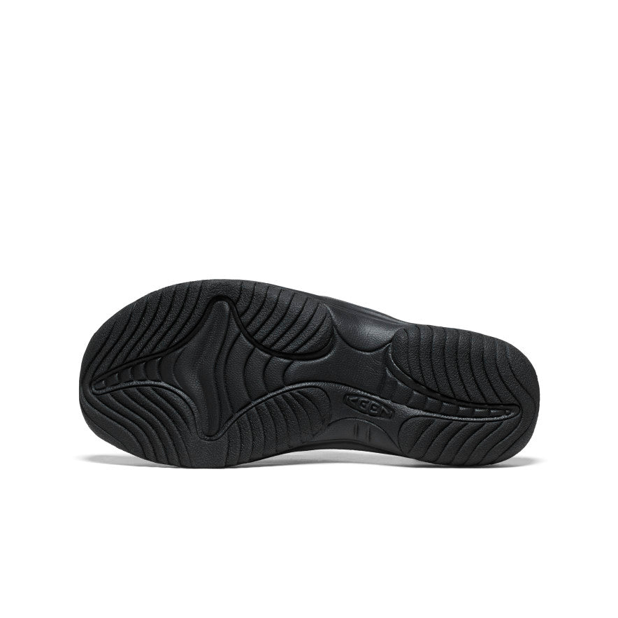 Men's Waimea Leather Flip-Flop | Black/Black - Image 6