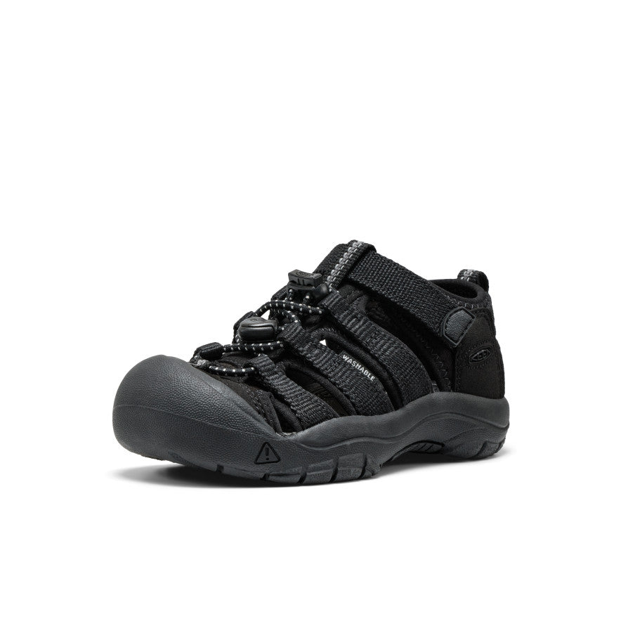 Little Kids' Newport H2 | Triple Black - Image 3
