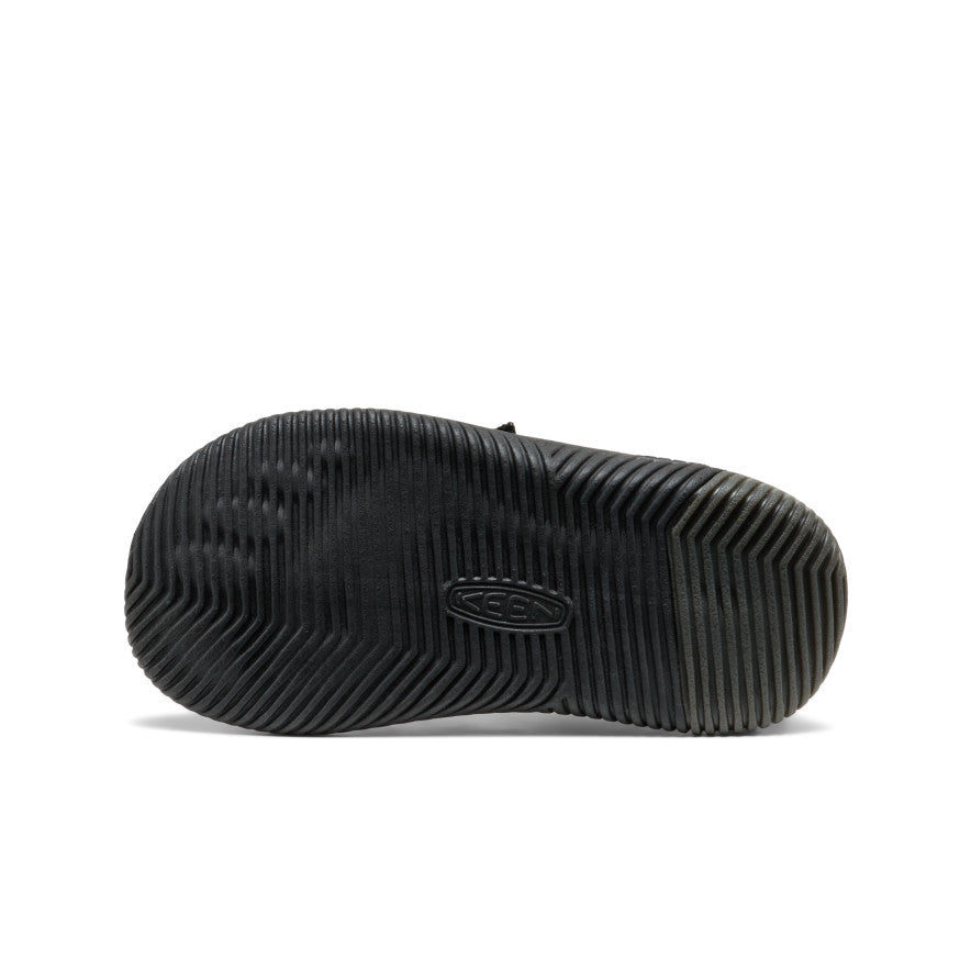 Little Kids' KNX Leather Sneaker | Triple Black - Image 6
