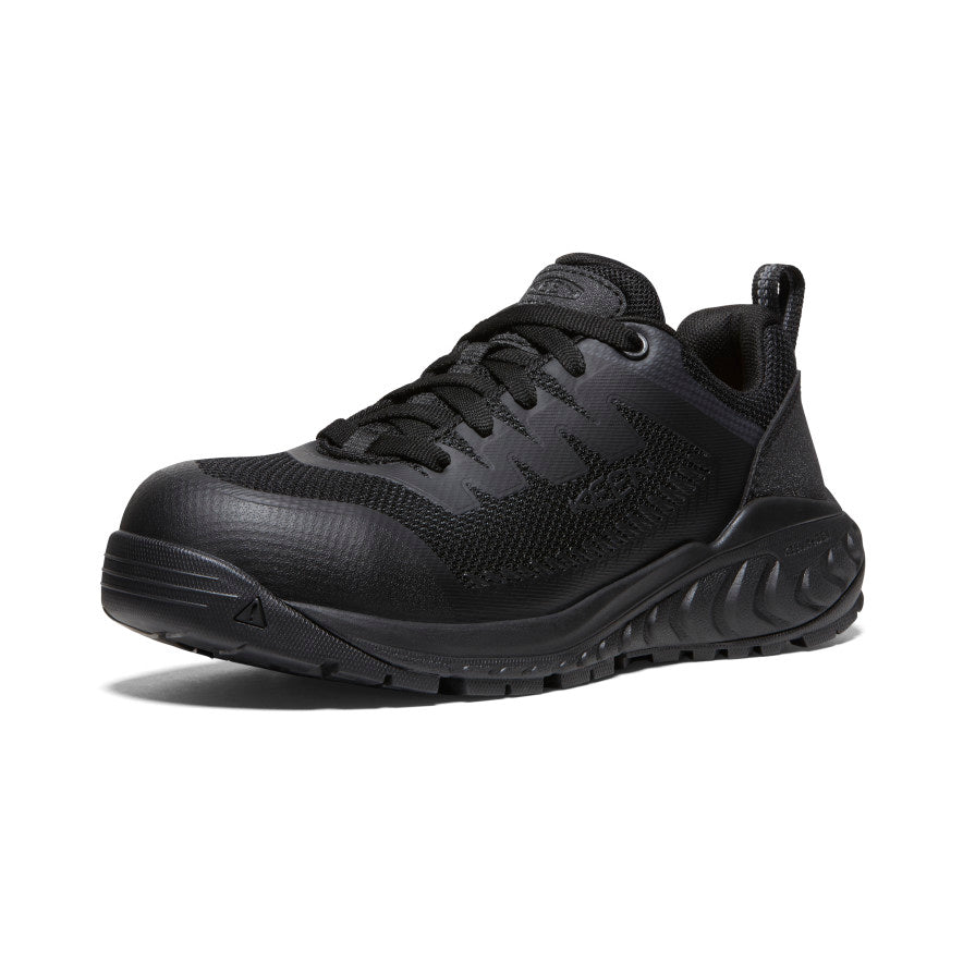 Women's Arvada ESD Work Sneaker (Carbon Toe) | Black/Black - Image 3