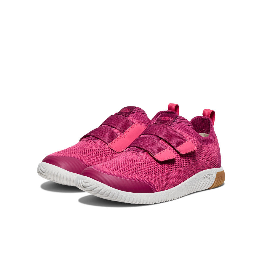 Big Kids' KNX Knit Double Strap | Beaujolais/Raspberry - Image 2
