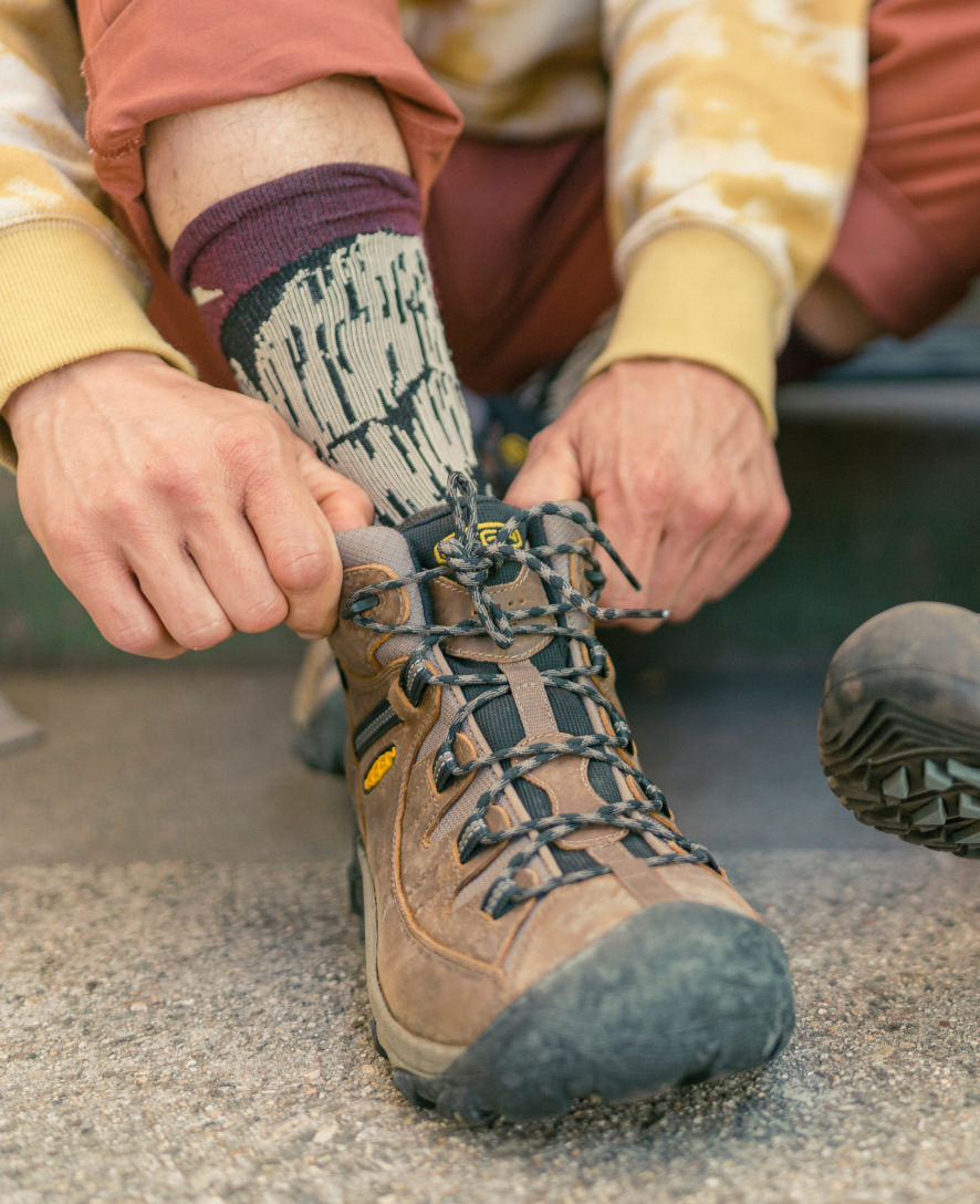 Men's Targhee II Waterproof Mid Wide | Canteen/Dark Olive - Image 8