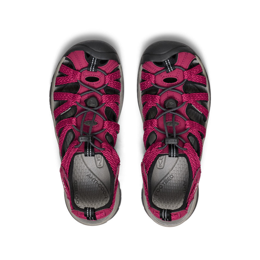 Women's Whisper | Beaujolais/Black - Image 4