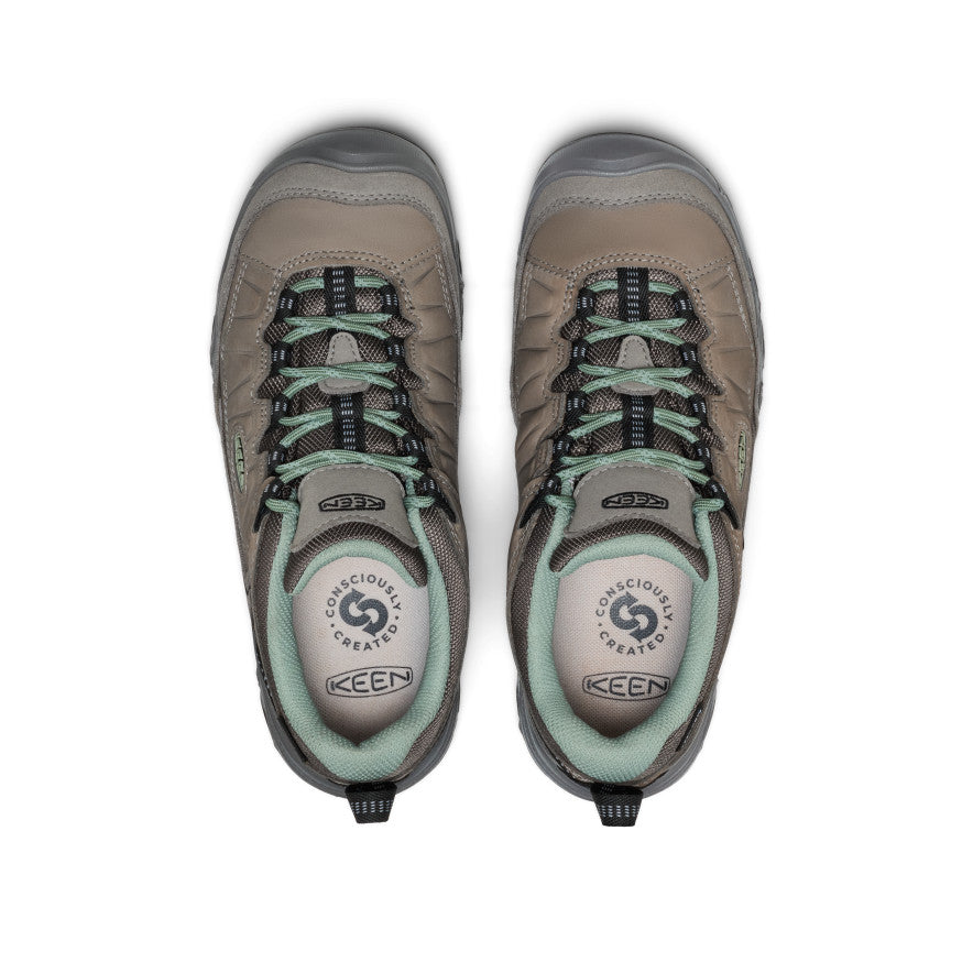 Women's Targhee IV Waterproof Hiking Shoe | Steel Grey/Lily Pad - Image 4