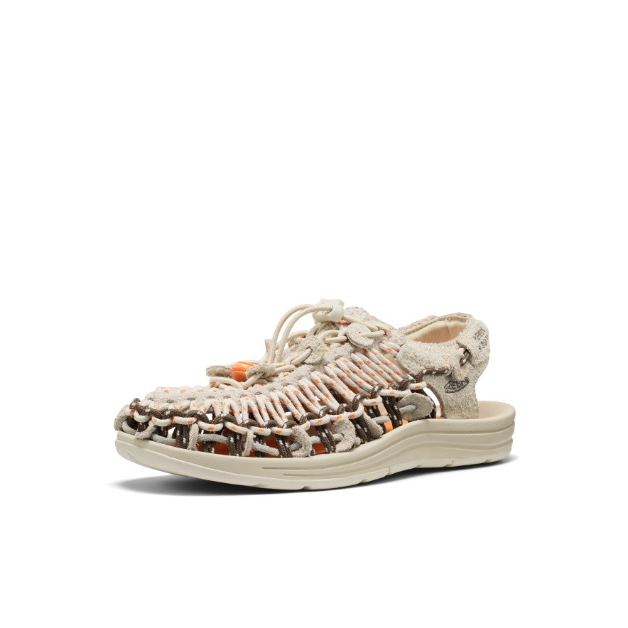 All Gender UNEEK Leather Henrik Vibskov Sneaker | Tangerine Cream - Image 3