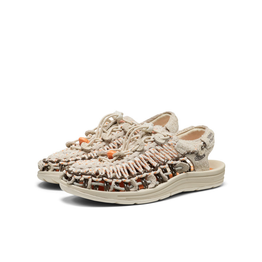 All Gender UNEEK Leather Henrik Vibskov Sneaker | Tangerine Cream - Image 2